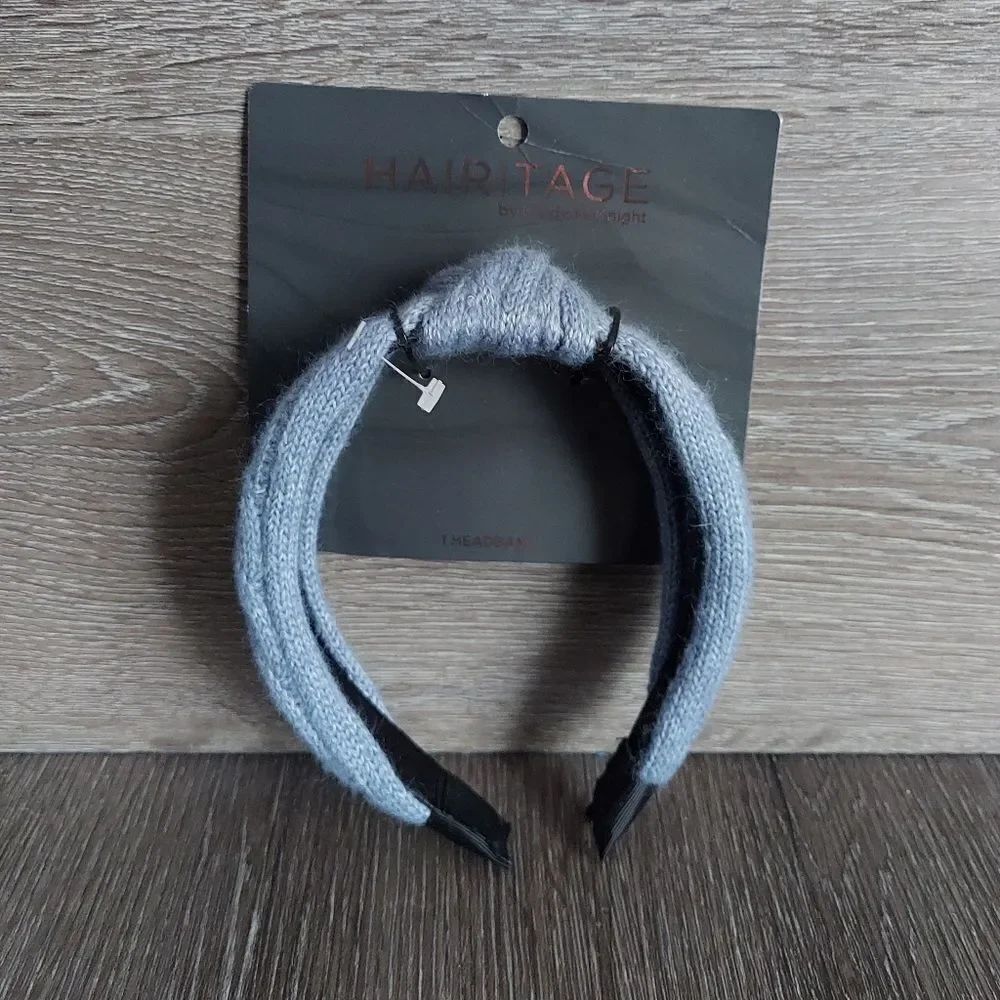 Hairitage by Mindy McKnight Sweater Headband Slate Blue